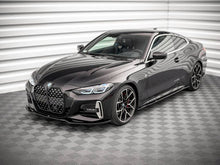 Load image into Gallery viewer, Maxton Design Gloss Black Front Splitter V.3 BMW 4 M-Pack G22 (2020-)
