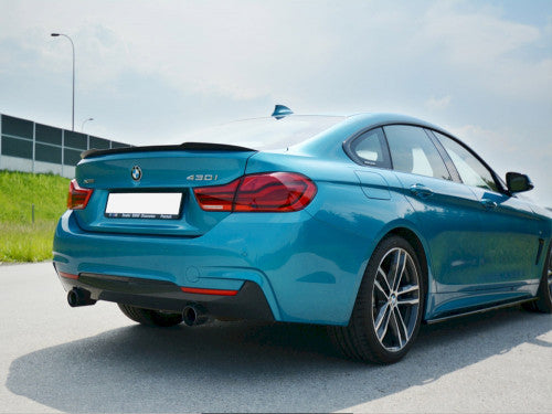 Maxton Design Gloss Black Rear Boot Lip Spoiler Extension for BMW 4 Series F36 Gran Coupe (2013-2017)
