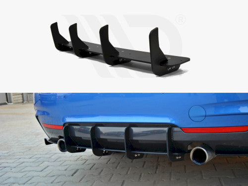 Maxton Design Rear Diffuser Kit for BMW 4 Series (F32) M Sport Coupe 2013-2016 – Includes Rear Side Splitters & Fitting Hardware