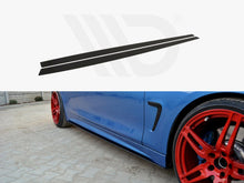 Load image into Gallery viewer, Maxton Design Racing Side Skirts Splitters Extensions for BMW 4 Series F32 Coupe M Sport (2013–2016) | ABS | Pair + Fitting Kit
