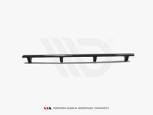 Load image into Gallery viewer, Maxton Design Gloss Black ABS Central Rear Splitter with Vertical Bars for BMW 4 Series F32 M Sport 2013-2016 - Rear Diffuser/Valance

