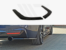 Load image into Gallery viewer, Maxton Design Gloss Black Rear Side Splitters (Rear Spats) for BMW 4 Series F32 Coupe M Sport 2013-2016 - ABS Pair
