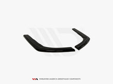 Load image into Gallery viewer, Maxton Design Gloss Black Rear Side Splitters (Rear Spats) for BMW 4 Series F32 Coupe M Sport 2013-2016 - ABS Pair
