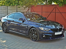 Load image into Gallery viewer, Maxton Design Gloss Black Side Skirt Extensions / Splitters (Pair) for BMW 4 Series F32 M Sport Coupe 2013-2016
