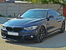 Load image into Gallery viewer, Maxton Design Gloss Black Side Skirt Extensions / Splitters (Pair) for BMW 4 Series F32 M Sport Coupe 2013-2016
