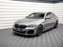 Load image into Gallery viewer, Maxton Design Gloss Black Front Splitter V1 Front Lip for BMW 5 Series G30 Facelift/LCI (2020+) M Sport/M-Pack Front Bumper
