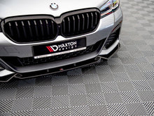 Load image into Gallery viewer, Maxton Design Gloss Black Front Splitter V1 Front Lip for BMW 5 Series G30 Facelift/LCI (2020+) M Sport/M-Pack Front Bumper
