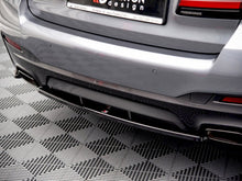 Load image into Gallery viewer, Maxton Design Gloss Black Central Rear Splitter for BMW 5 Series G30 LCI (Facelift) M Sport/M Pack 2020-on | Diffuser Style ABS
