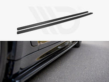 Load image into Gallery viewer, Maxton Design Gloss Black Side Skirt Splitters/Extensions for BMW 5 Series G30 G31 M Sport 2017+ Saloon &amp; Touring
