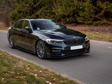 Load image into Gallery viewer, Maxton Design Gloss Black Side Skirt Splitters/Extensions for BMW 5 Series G30 G31 M Sport 2017+ Saloon &amp; Touring
