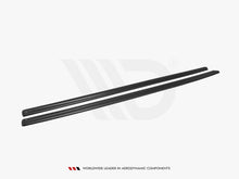 Load image into Gallery viewer, Maxton Design Gloss Black Side Skirt Splitters/Extensions for BMW 5 Series G30 G31 M Sport 2017+ Saloon &amp; Touring

