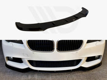 Load image into Gallery viewer, Maxton Design Gloss Black Front Splitter V.1 for BMW 5 Series F10/F11 M Sport (2011-2016) Front Lip Spoiler, Saloon &amp; Touring
