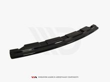 Load image into Gallery viewer, Maxton Design Gloss Black Central Rear Splitter Diffuser for BMW 5 Series F11 Estate Touring M Sport/M-Pack (2011+) – No Vertical Bars – Fits Two Single Exhaust Ends
