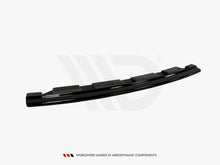 Load image into Gallery viewer, Maxton Design Central Rear Splitter for BMW 5 Series F11 Touring M Sport/M-Pack (2011-2017) – Gloss Black – Without Vertical Bars – Fits Dual Twin Exhaust (Two Double Tips) – Rear Diffuser/Valance Upgrade

