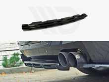 Load image into Gallery viewer, Maxton Design Gloss Black Central Rear Diffuser/Splitter for BMW 5 Series F11 Touring Estate (2011+) M Sport/M-Pack - Fits Quad Exhaust (Two Double Tips)
