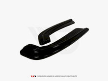 Load image into Gallery viewer, Maxton Design Gloss Black Rear Side Splitters Rear Spats for BMW 5 Series F11 Touring M Sport/M Pack 2011+ (Fits Two Single Round Exhaust Tips)
