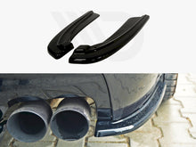 Load image into Gallery viewer, Maxton Design Rear Side Splitters (Rear Spats) Gloss Black for BMW 5 Series F11 Touring M Sport (M-Pack) 2011-2017 - Pair - Fits Two Double Exhaust Ends
