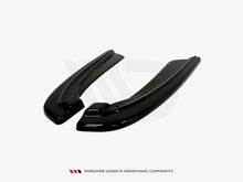 Load image into Gallery viewer, Maxton Design Rear Side Splitters (Rear Spats) Gloss Black for BMW 5 Series F11 Touring M Sport (M-Pack) 2011-2017 - Pair - Fits Two Double Exhaust Ends
