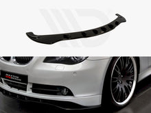 Load image into Gallery viewer, Maxton Design Gloss Black Front Splitter / Front Lip Spoiler for BMW 5 Series E60/E61 Pre-LCI (Preface) 2003-2007 | ABS | Saloon &amp; Touring | Standard Front Bumper
