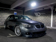 Load image into Gallery viewer, Maxton Design Gloss Black Front Splitter for BMW 5 Series E60 M Sport M-Pack 2003–2010 – ABS Front Bumper Lip Spoiler with Fitting Kit
