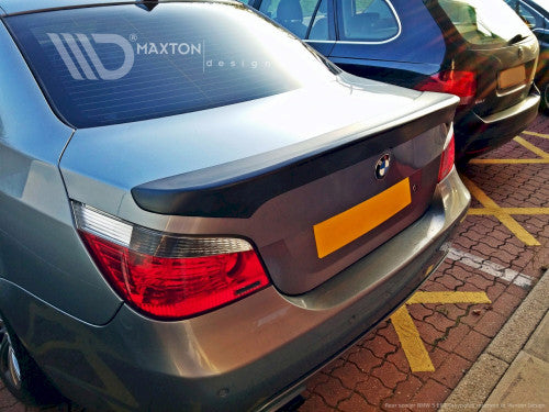 Maxton Design Rear Boot Lip Spoiler for BMW 5 Series E60 Saloon 2003–2010 | ABS Rear Wing