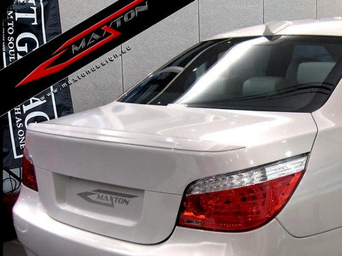 Maxton Design Rear Boot/Trunk Lip Spoiler for BMW 5 Series E60 Saloon (2003-2010) - M5 Style, ABS, Unpainted