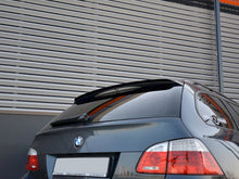 Load image into Gallery viewer, Maxton Design Gloss Black ABS Rear Roof Spoiler Cap/Lip for BMW 5 Series E61 Touring M Sport (M-Pack) 2003-2010
