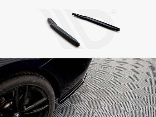 Maxton Design Gloss Black Rear Side Splitters (Rear Spats) Pair for BMW 6 Series GT (G32) M Sport/M-Pack 2017+