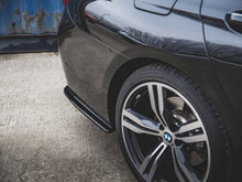 Load image into Gallery viewer, Maxton Design Gloss Black Rear Centre Splitter / Diffuser Lip for BMW 7 Series G11 M Sport (M-Pack) 2015-2018
