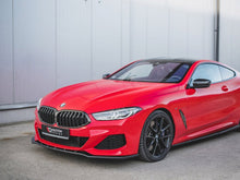 Load image into Gallery viewer, Maxton Design Gloss Black Front Splitter V.1 BMW 8 Coupe G15 / 8 Gran Coupe M-Pack G16 (2018-)
