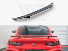 Load image into Gallery viewer, Maxton Design Rear Boot Lip Spoiler for BMW 8 Series Coupe G15 (2018+) M Sport/M Pack - Fibreglass Unpainted
