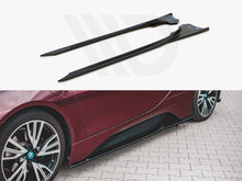Load image into Gallery viewer, Maxton Design Gloss Black Side Skirts Splitters BMW I8 (2014-2020)
