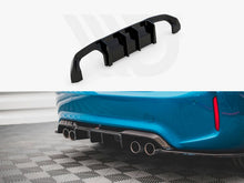 Load image into Gallery viewer, BMW M2 F87 2016-2020 Maxton Design Gloss Black Rear Bumper Diffuser/Valance - OEM Replacement ABS
