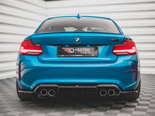 Load image into Gallery viewer, BMW M2 F87 2016-2020 Maxton Design Gloss Black Rear Bumper Diffuser/Valance - OEM Replacement ABS
