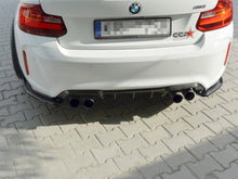 Load image into Gallery viewer, Maxton Design Gloss Black Rear Side Splitters BMW M2 F87 (2016-)
