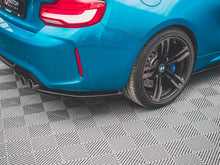 Load image into Gallery viewer, Maxton Design Gloss Black Rear Side Splitters V.2 BMW M2 F87 (2016-2020)
