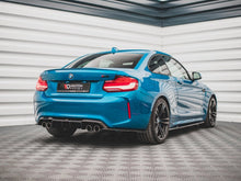 Load image into Gallery viewer, Maxton Design Gloss Black Rear Side Splitters V.3 BMW M2 F87 (2016-2020)
