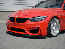 Load image into Gallery viewer, Maxton Design Gloss Black Front Splitter V.1 BMW M3 F80 (2014-2019)
