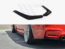 Load image into Gallery viewer, Maxton Design Gloss Black Rear Side Splitters V.1 BMW M3 F80 (2014-18)
