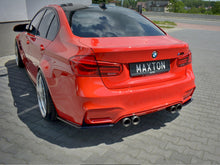 Load image into Gallery viewer, Maxton Design Gloss Black Rear Side Splitters V.1 BMW M3 F80 (2014-18)
