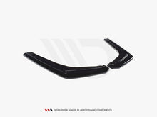 Load image into Gallery viewer, Maxton Design Gloss Black Rear Side Splitters V.1 BMW M3 F80 (2014-18)
