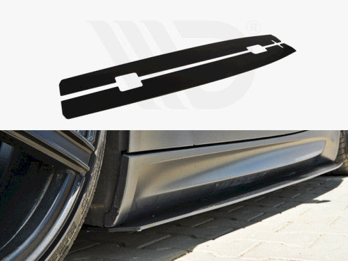 Maxton Design Racing Side Skirts Diffusers (Pair) for BMW M3 E92/E93 2007-2013 | Side Skirt Extensions | Pre-Facelift (Preface) Coupe/Cabrio | ABS