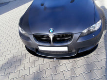 Load image into Gallery viewer, Maxton Design Gloss Black ABS Front Splitter / Lip Spoiler for BMW M3 E92 &amp; E93 Pre-Facelift 2007-2013
