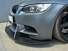 Load image into Gallery viewer, Maxton Design ABS+ Gloss Black Front Racing Splitter / Front Bumper Lip Spoiler for BMW M3 E92 &amp; E93 Pre-Facelift 2007-2013 (Coupe &amp; Cabrio) | Direct Bolt-On | Tie Bars &amp; Fitting Kit
