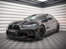 Load image into Gallery viewer, Maxton Design Gloss Black Front Splitter V.1 for BMW M4 G82 &amp; M3 G80 (2021-) Front Bumper Lip Spoiler | ABS | G8X M3/M4

