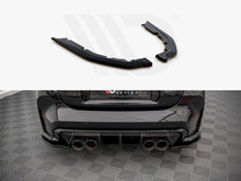 Load image into Gallery viewer, Maxton Design Gloss Black Rear Side Splitters (Rear Spats) for BMW M4 G82 2021-on - Fits Carbon Package - Pair with Fitting Kit
