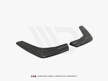 Load image into Gallery viewer, Maxton Design Rear Side Splitters (Rear Spats/Bumper Extensions) - Gloss Black ABS for BMW M4 F82 Coupe 2014-2020 | Pair, Direct Fit
