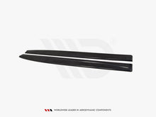 Load image into Gallery viewer, Maxton Design Gloss Black Side Skirt Extensions / Diffusers for BMW M4 F82 Coupe 2014–2020 | ABS Plastic | Mounting Kit Included
