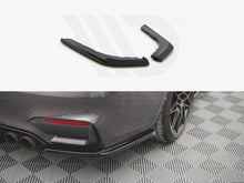 Load image into Gallery viewer, Maxton Design V1 Gloss Black ABS Rear Side Splitters (Rear Spats) for BMW M4 F82 Coupe 2014-2020
