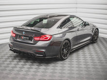 Load image into Gallery viewer, Maxton Design V1 Gloss Black ABS Rear Side Splitters (Rear Spats) for BMW M4 F82 Coupe 2014-2020
